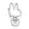 Alloy Swivel Snap Hook Clasps PALLOY-T090-83P-1