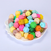 Hexagonal Silicone Focal Beads SI-JX0020A-115-6