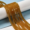 Imitate Austrian Crystal Frosted Glass Beads Strands EGLA-A039-T3mm-MD28-2
