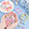  240Pcs 8 Colors Acrylic Beads MACR-PH0001-82-3
