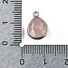 Natural Strawberry Quartz Faceted Pendants G-U019-05P-06-3