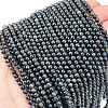 Natural Blue Tiger Eye(Dyed & Heated) Beads Strands G-M438-A04-01-1