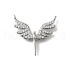 Brass Micro Pave Cubic Zirconia Pendants KK-Z102-14P-1