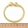Brass Cuff Bangles BJEW-Q060-02G-5