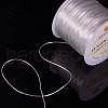 60m Elastic Stretch Polyester Threads with Sharp Steel Scissors Jewelry Bracelets Craft Cords 2 Rolls and 1 Random Color String Cutter TOOL-PH0001-02-5