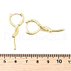 Brass Stick Hoop Earrings EJEW-Z121-12G-5