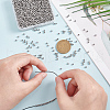 Unicraftale Hollow Round 304 Stainless Steel Beads STAS-UN0018-72P-2