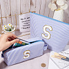 Letter S Polyester Makeup Storage Bag AJEW-WH20001-73B-3