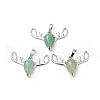 Natural & Synthetic Mixed Gemstone Pendants G-G871-03P-2