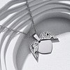 304 Stainless Steel Polymer Clay Rhinestones Openable Pendant Necklaces for Women NJEW-Z065-12P-2
