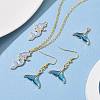 50Pcs 2 Style Alloy Enamel Pendants ENAM-LS0001-10LG-7