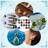   40Pcs 20 Styles Natural Mixed Gemstone Cabochons G-PH0002-55-6