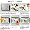 OLYCRAFT 3 Sheets 3 Styles PVC Waterproof Decorative Stickers DIY-OC0013-05B-3
