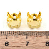 201 Stainless Steel Sew on Prong Settings STAS-T032-01-8mm-G-3