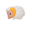 Sheep Silicone Beads PW-WG43030-01-1