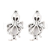 Tibetan Style Alloy Octopus Pendants X-TIBEP-S270-AS-LF-1