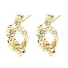 Brass Stud Earring Findings KK-Z106-03G-03-1