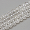 Natural Quartz Crystal Beads Strands G-R446-4mm-29-1