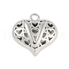 Hollow Brass Pendants for Valentine's Day KK-M289-03V-P-1