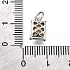 Brass Glass Charms KK-V011-36P-B-3