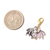 Halloween Alloy Enamel Pendant Decorations HJEW-JM03288-3