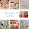 FINGERINSPIRE 600Pcs 12 Colors Transparent Crackle Baking Painted Glass Beads Strands DIY-FG0006-66-6