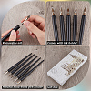 Wooden Dipped Pen AJEW-WH20004-11-6