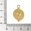304 Stainless Steel Rhinestone Pendants STAS-I322-27G-06-4