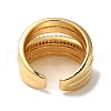 Brass Micro Pave Cubic Zirconia Open Cuff Rings for Women RJEW-G325-01B-G-3