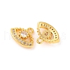 Brass Micro Pave Cubic Zirconia Pendants KK-U017-08B-G-2