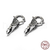 Thailand 925 Sterling Silver Lobster Claw Clasps STER-L057-007AS-3