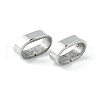 201 Stainless Steel Slide Charms/Slider Beads STAS-C016-06P-1-3