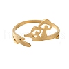 304 Stainless Steel Rings for Women RJEW-S241-05G-2