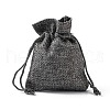 Burlap Packing Pouches Drawstring Bags ABAG-Q050-15x20-04-3