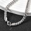 5MM 304 Stainless Steel Wheat Chain Necklaces for Men STAS-V011-02P-2