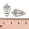 201 Stainless Steel Connector Charms STAS-A090-15P-3