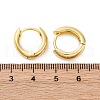 Brass Huggie Hoop Earrings EJEW-F260-06G-2