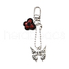 10Pcs Tibetan Style Alloy Pendant Decorations HJEW-JM03454-4