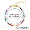 Round Natural Mixed Gemstone  Beaded Bracelets for Women VN7200-5