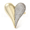 Brass Micro Pave Cubic Zirconia Cuff Rings for Women RJEW-G325-12GP-2