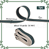 10 Yards Polyester Striped Ribbon OCOR-WH0077-54A-2