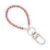 3Pcs 3 Colors Glass Seed Pendant Decorations HJEW-JM03053-5