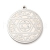 Non-Tarnish 304 Stainless Steel Pendants STAS-M302-01P-1