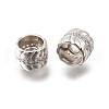 925 Sterling Silver Micro Pave Clear Cubic Zirconia Beads STER-F061-01B-P-1