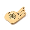 304 Stainless Steel Pendants STAS-S176-18G-2