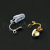 40Pcs 2 Color Iron Clip-on Earring Findings KK-FS0001-27-2