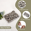 150Pcs 15 Styles Tibetan Style Alloy European Beads FIND-TA0002-68-6