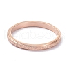 2mm Matte Plain Dome Finger Ring for Girl Women RJEW-C012-01E-RG-2