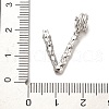 Rack Plating Brass Micro Pave Cubic Zirconia European Dangle Charms KK-L210-015P-V-3