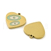316 Surgical Stainless Steel Enamel Charms STAS-M073-24G-2